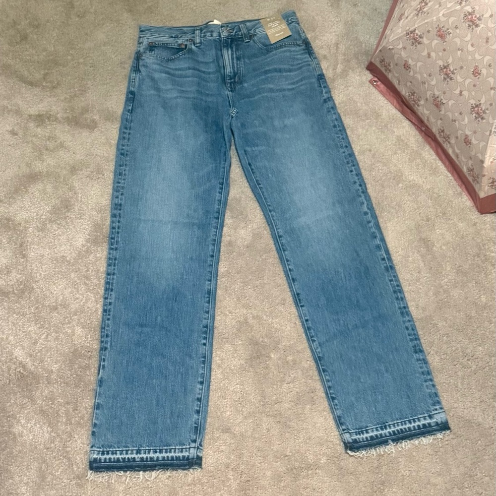 Brand NEW Rail Straight Jean in Reston Madewell size 27 SOLD OUT - Picture 2 of 15
